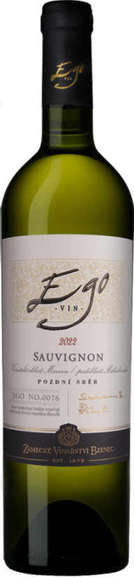 Sauvignon 2023 No. 76 pozdní sběr suché řada EGO Zámecké vinařství Bzenec - Salon vín 2025
