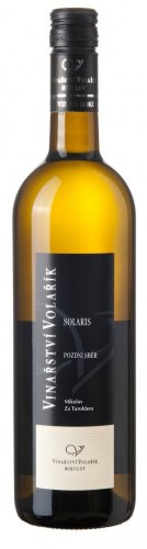 Solaris 2022 výběr z hroznů suché Za Turoldem Vinařství Volařík