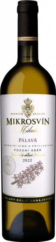 Pálava 2022 pozdní sběr polosuché Flower Line Mikrosvín Mikulov