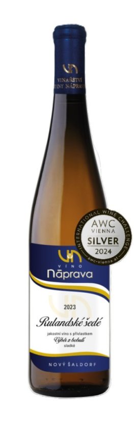 Rulandské šedé 2023 výběr z bobulí sladké Vinařství Náprava