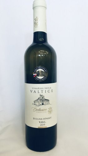 Ryzlink rýnský 2019 VOC Valtice Střední vinařská škola Valtice