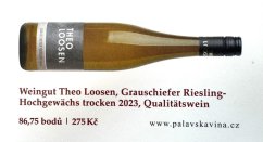 Riesling Grauschiefer 2023 Hochgewächs suché Německo Weingut Theo Loosen