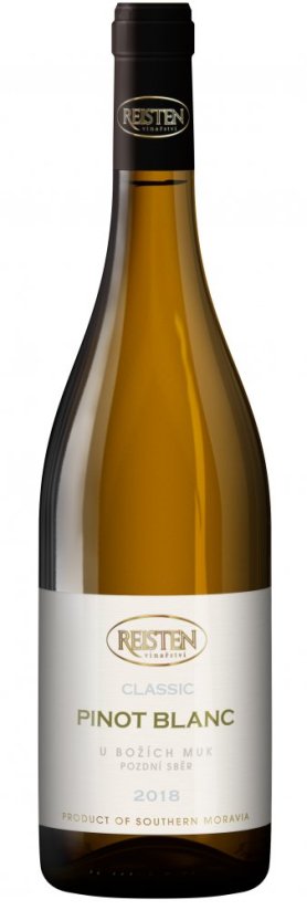 Pinot Blanc 2021 pozdní sběr suché řada Classic Vinařství Reisten
