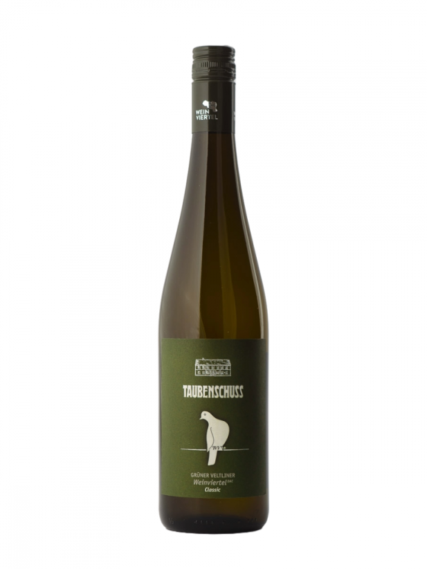 Gruner Veltliner DAC Weinviertel 2024 suché Poysdorf Rakousko Weingut Taubenschuss