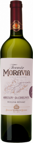 Ryzlink rýnský 2015 pozdní sběr řada Terroir Za Cihelnou Zámecké vinařství Bzenec