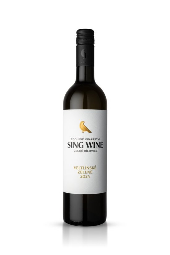 Veltlínské zelené 2024 pozdní sběr suché Vinařství Sing wine
