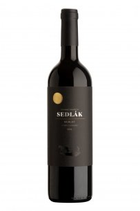 Merlot 2023 výběr z hroznů suché Rodinné vinařství Sedlák