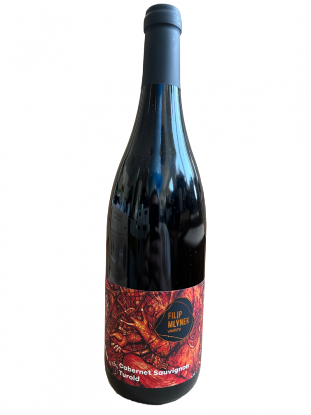 Cabernet Sauvignon 2022 výběr z hroznů suché Turold Vinařství Filip Mlýnek