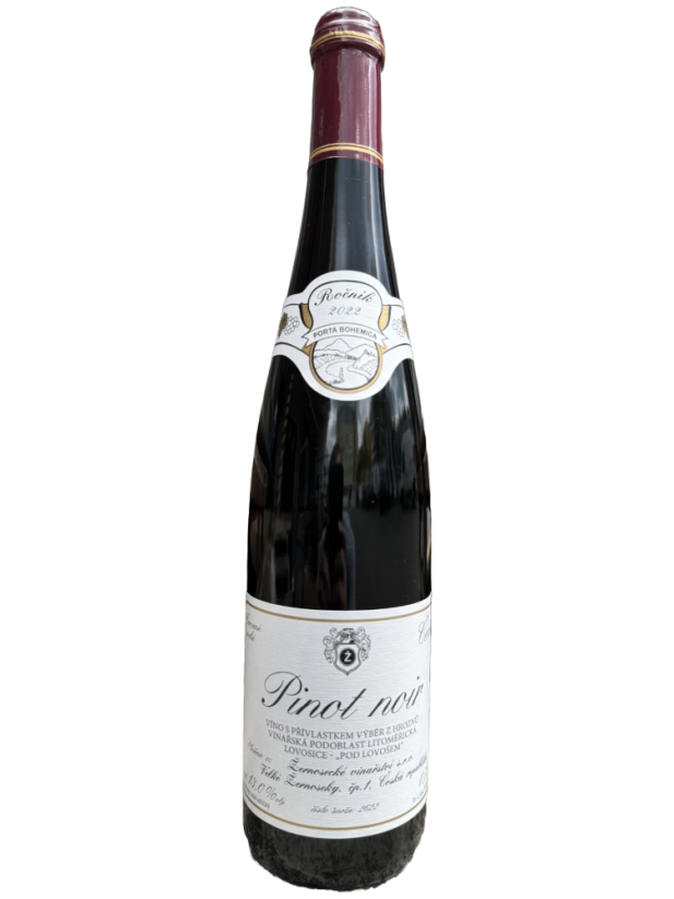 Pinot Noir 2023 výběr z hroznů suché Žernosecké vinařství