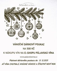Dárkový poukaz k nákupu vín na e-shopu Pálavská vína