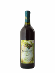Rulandské modré 2015 moravské zemské víno suché Vinařství Valihrach