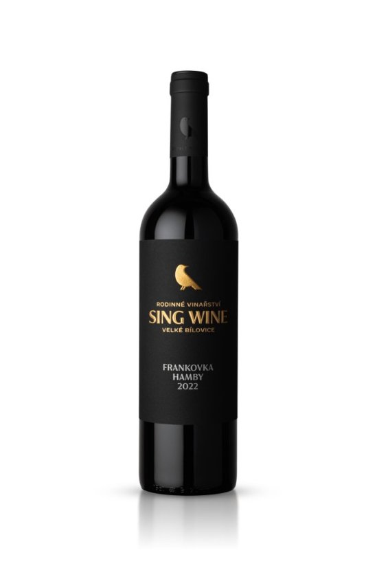 Frankovka 2022 pozdní sběr suché Vinařství Sing wine