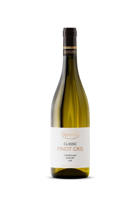 Pinot Gris 2023 pozdní sběr suché řada Classic Vinařství Reisten