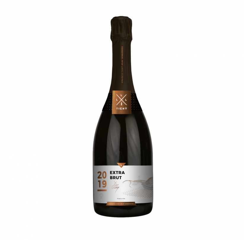 Sekt Rulandské bílé 2022 extra brut Vinařství Tichý