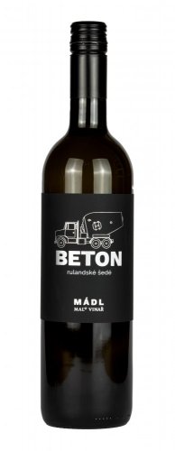 Rulandské šedé BETON 2021 moravské zemské víno suché Vinařství Mádl