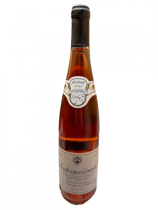 Svatovavřinecké rosé 2023 pozdní sběr suché Žernosecké vinařství