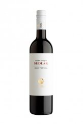 Modrý Portugal 2023 SVATOMARTINSKÉ moravské zemské víno suché Rodinné vinařství Sedlák