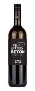 Cuvée Beton Sauvignon a Pálava 2025 moravské zemské víno polosuché Vinařství Mádl