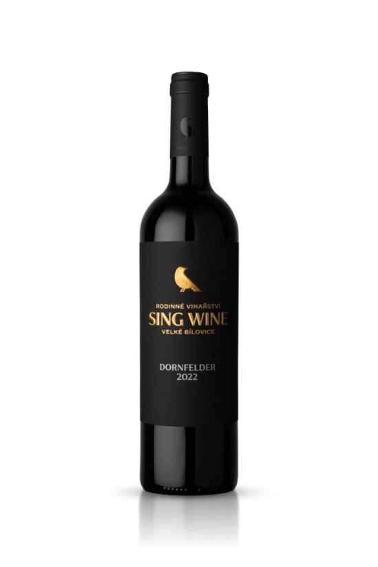 Dornfelder 2023 pozdní sběr suché Vinařství Sing wine