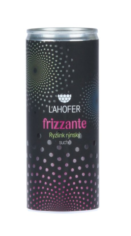 Frizzante Ryzlink rýnský 2024 moravské zemské víno suché plech 0,25 l Vinařství Lahofer