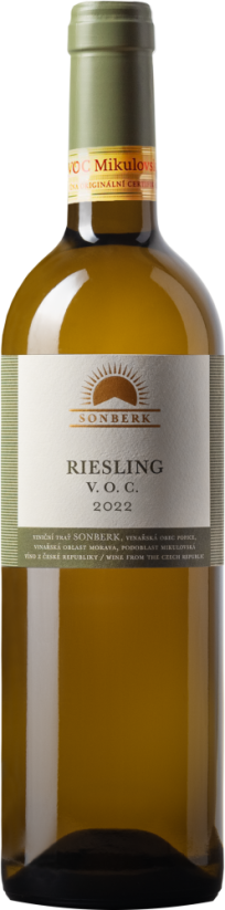 Riesling 2022 VOC suché Velký Sonberk Vinařství Sonberk