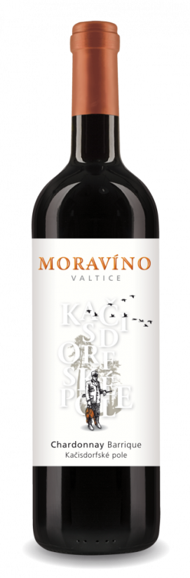 Chardonnay 2022 barrique pozdní sběr suché Moravíno Valtice
