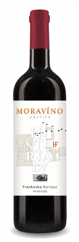 Frankovka 2023 pozdní sběr barrique suché Moravíno Valtice