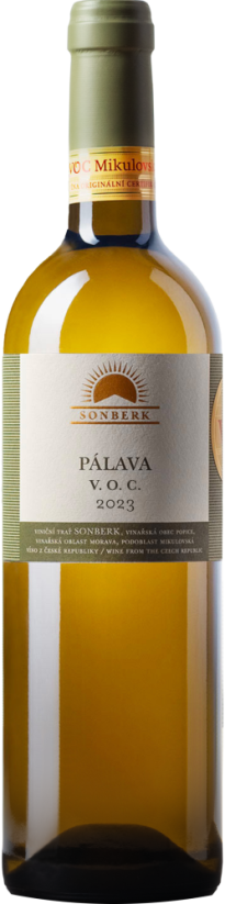 Pálava 2024 VOC suché Velký Sonberk Vinařství Sonberk