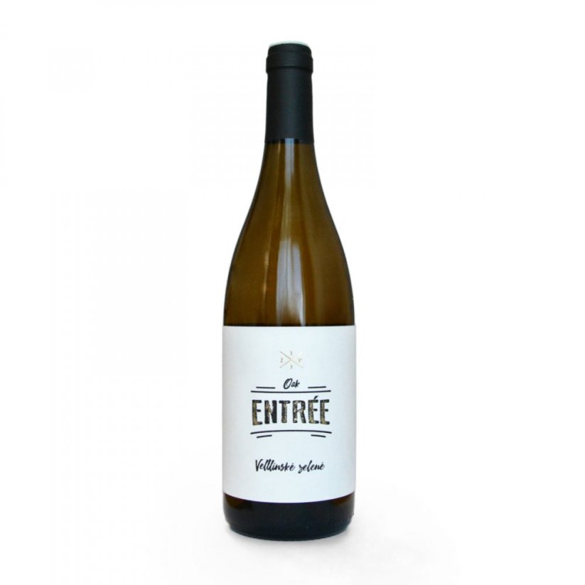 Veltlínské zelené 2019 pozdní sběr suché řada OAK Vinařství Entrée