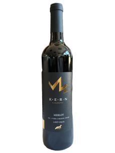Merlot 2021 výběr z hroznů suché Liščí vrch Vinařství Kern