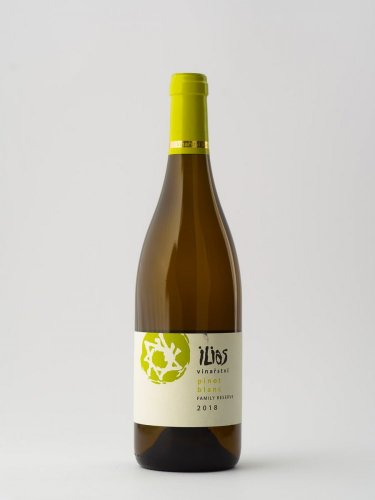 Pinot Blanc 2018 pozdní sběr suché řada Family Reserve Vinařství Ilias