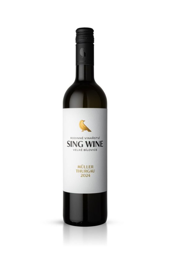 Muller Thurgau 2024 pozdní sběr suché Vinařství Sing wine
