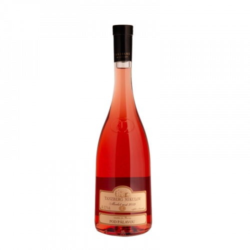 Merlot rosé 2020 moravské zemské víno sladké Tanzberg Mikulov