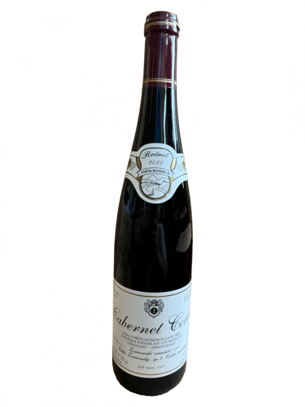 Cabernet Cortis 2022 pozdní sběr suché Žernosecké vinařství