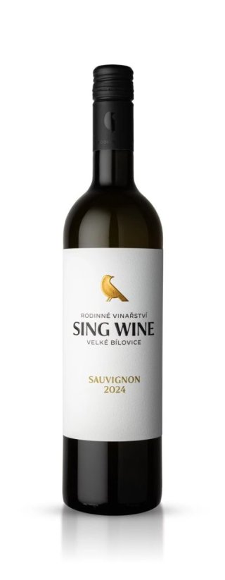 Sauvignon 2024 pozdní sběr polosuché Vinařství Sing wine