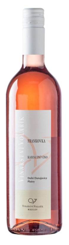 Frankovka rosé 2024 pozdní sběr polosuché Vinařství Volařík