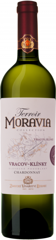 Chardonnay 2022 pozdní sběr suché řada Terroir Klínky Zámecké vinařství Bzenec