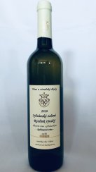 Cuvée Sylvánské zelené a Ryzlink rýnský 2018 kabinet Střední vinařská škola Valtice