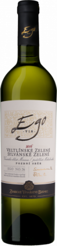 Cuveé Sylvánské zelené a Veltlínské zelené 2016 řada EGO Zámecké vinařství Bzenec
