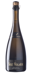 Sekt Ryzlink vlašský 2021 extra brut Železná Vinařství Volařík Sekt Ryzlink vlašský 2021 extra brut Železná Vinařství Volařík