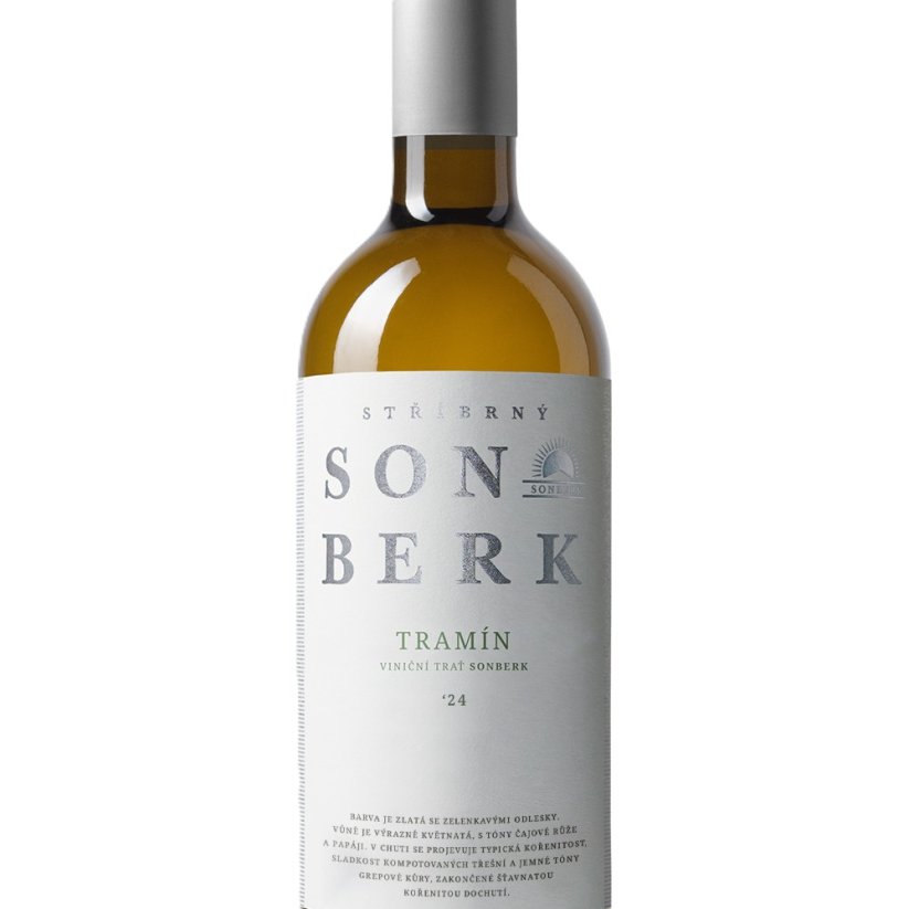 Tramín 2024 pozdní sběr polosuché Stříbrný Sonberk Vinařství Sonberk